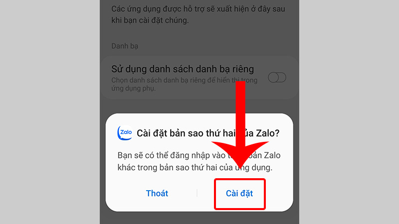 Cách dùng 2 Zalo trên 1 máy điện thoại