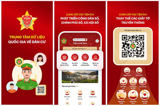 tính năng ứng dụng VNEID 2.2.0