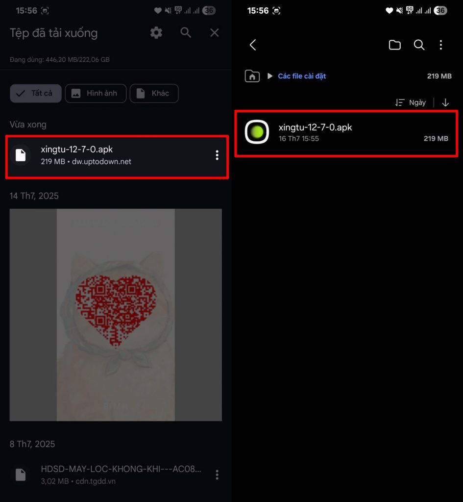 Cách tải xingtu trên Android