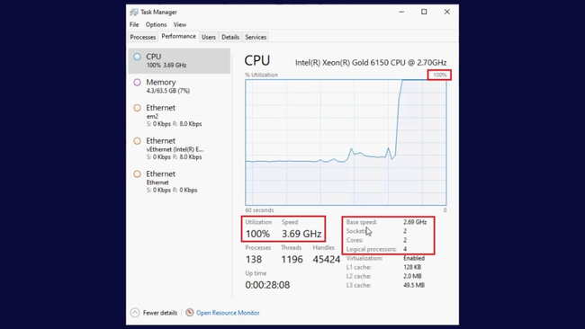 cách kiểm tra Turbo Boost