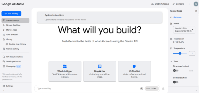 cách dùng Google AI Studio