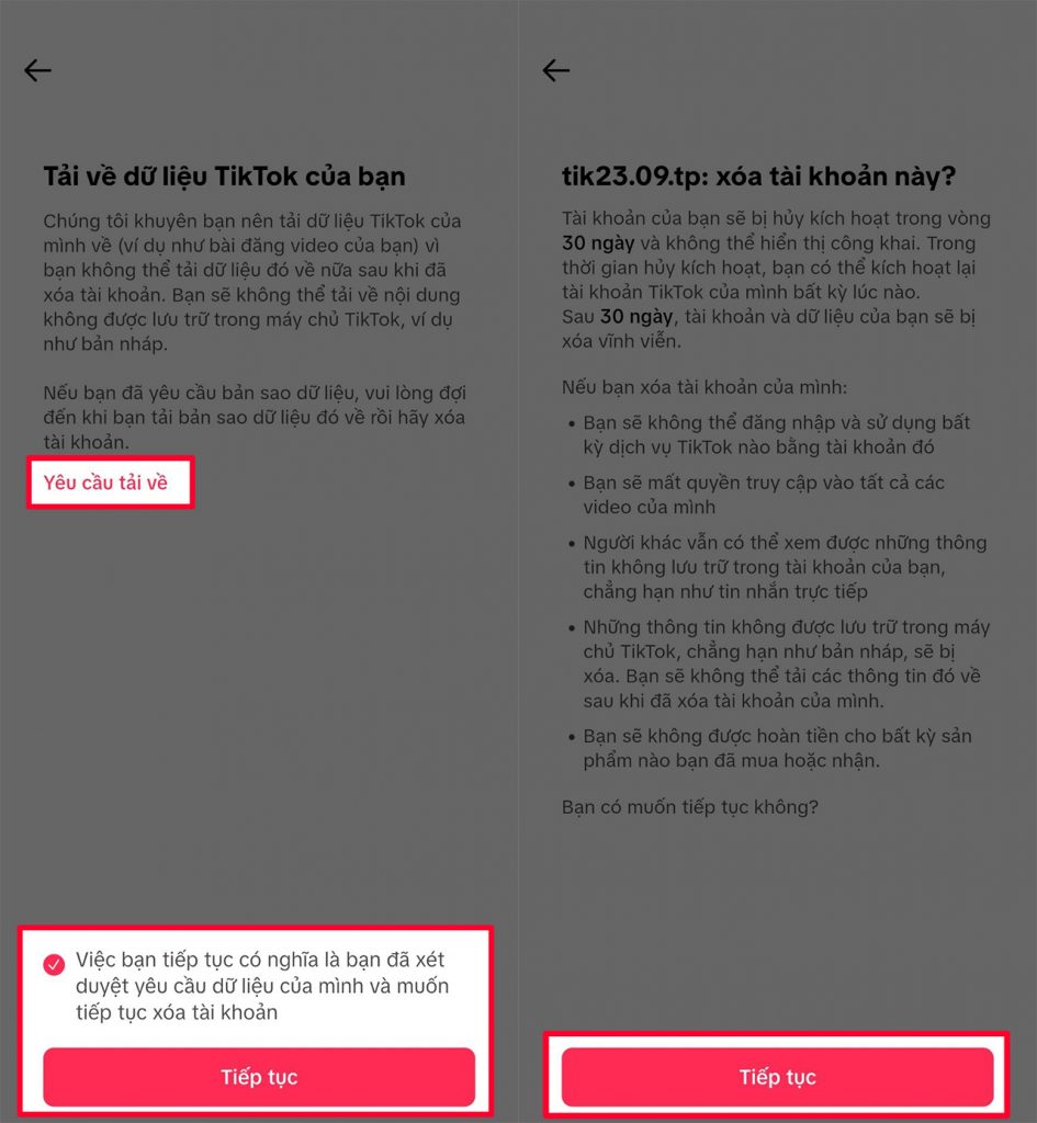 cách xóa tài khoản tiktok vĩnh viễn
