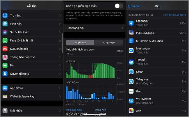 tuổi thọ pin iphone