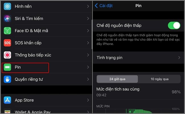 tuổi thọ pin iphone