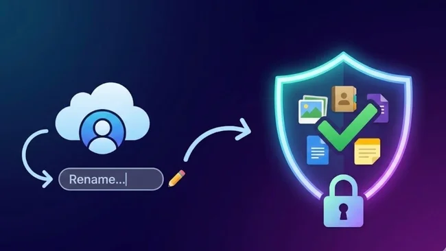 đổi tên cho iCloud