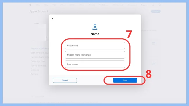 đổi tên trên iCloud nhanh chóng