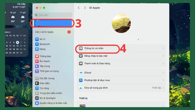 đổi tên cho iCloud