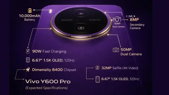 vivo Y600 Pro lộ diện