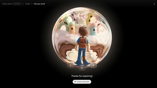 cách sử dụng AI Project Genie Google