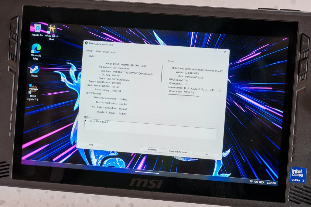 msi claw 7 ai+
