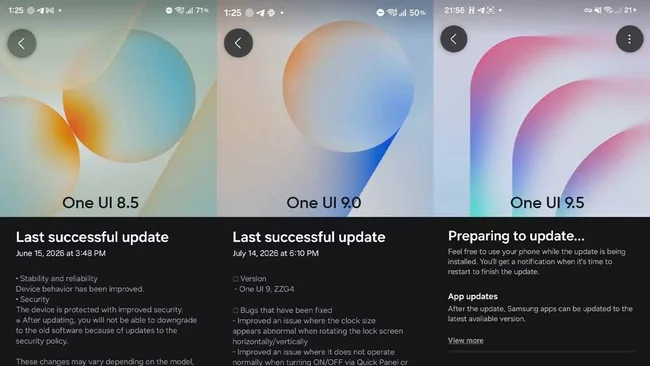 banner One UI 9.5