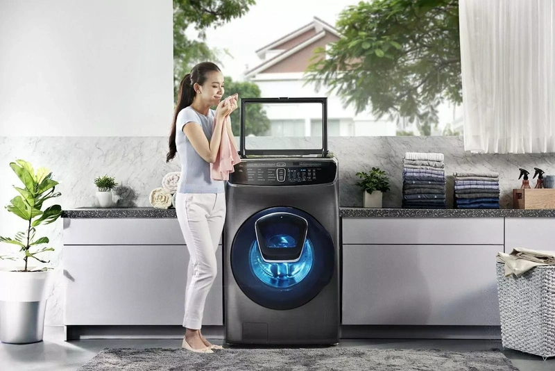 máy giặt sấy khô không cần phơi
