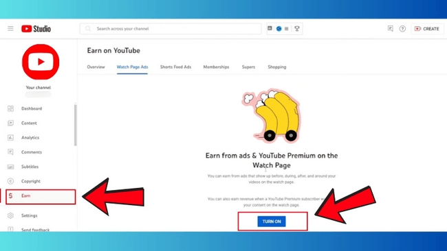 cách bật kiếm tiền trên youtube