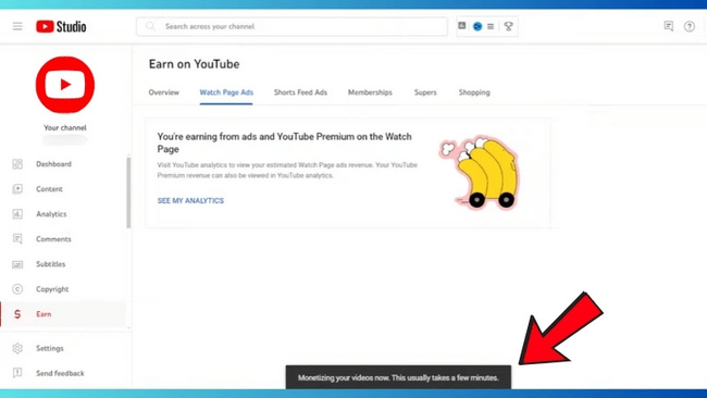 chế độ kiếm tiền trên youtube