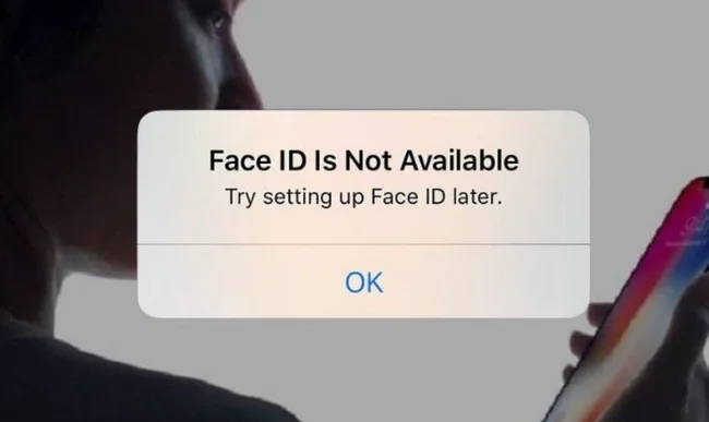 Lỗi Face ID không khả dụng
