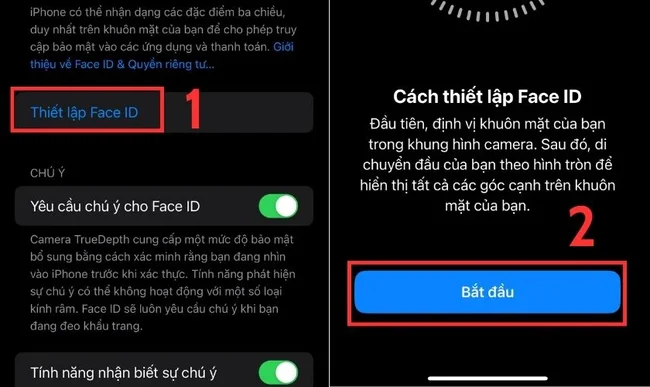 cách xử lý lỗi Face ID 
