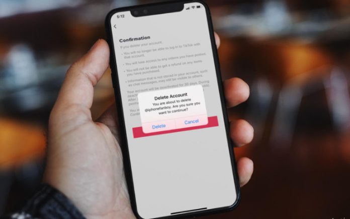 cách xóa tài khoản tiktok vĩnh viễn