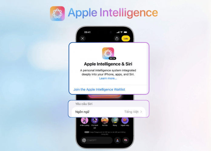apple inteligence tiếng việt