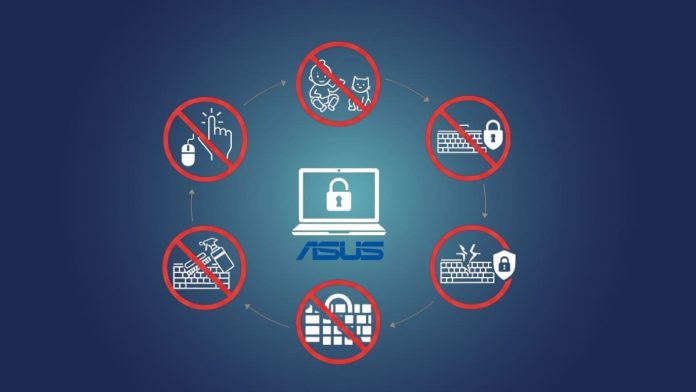 khóa bàn phím laptop